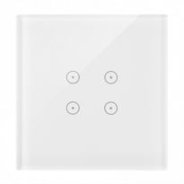 Panel dotykowy S54 Touch, 1 moduł, 4 pola dotykowe, biała perła - KONTAKT SIMON - DSTR14/70