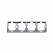 RAMKA POCZWÓRNA INOX BASIC - KONTAKT SIMON - BMR4/21
