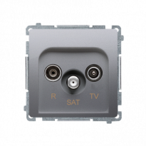 GNIAZDO ANTENOWE RTV-SAT 1.0 DB BASIC - KONTAKT SIMON - BMZAR-SAT1.3/1.01/21