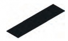 Guma wibroizolacyjna podkładowa SBR250x350 10 mm - BAKS - 890007