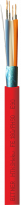 KABEL TELEKOMUNIKACYJNY OGNIOODPORNY HTKSHekw FE180/PH120/E90 1x2x0,8 CZERWONY KRĄŻEK 300mb - KP BITNER - B10170**
