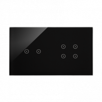 Panel dotykowy S54 Touch, 2 moduły, 2 pola dotykowe poziome + 4 pola dotykowe, zastygła lawa - KONTAKT SIMON - DSTR224/73