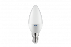 ŹRÓDŁO ŚWIATŁA LED E14 C30 6W 470LM 4000K ŚWIECZKA - GTV - LD-SMNGC30B-60