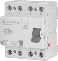 WYŁĄCZNIK RÓŻNICOWOPRĄDOWY EFI-P4 AC 63/0.1 - ETI - 002061623
