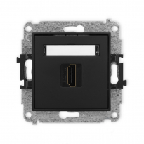 Mechanizm gniazda pojedynczego HDMI 2.0 - KARLIK - 12MHDMI-3