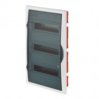 ROZDZIELNIA RP 3/36 (N+PE) L P 40 DRZWI TRANSPARENTNE DYMNE ECONOMIC BOX - ELEKTRO-PLAST NASIELSK - 2516-01