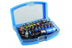 ZESTAW KOŃCÓWEK ŚRUBOKRĘTOWYCH, 1/4", STAL S2, 32 SZT. - HOGERT - HT1S400