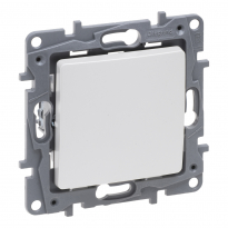 ŁĄCZNIK KRZYŻOWY ZACISKI AUTOMATYCZNE 10AX 250V IP20 PERŁOWY NILOE SELECTION - LEGRAND - 762404