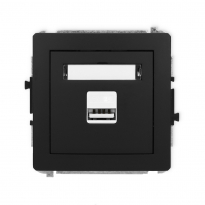 Mechanizm ładowarki USB pojednczej, 5V,2A - KARLIK - 12DCUSB-3