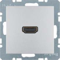 GNIAZDO HDMI ALU MAT B.1/B.7 - HAGER - 3315421404