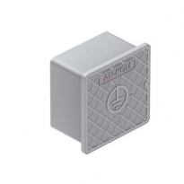 SKRZYNKA PROBIERCZA NA ELEWACJĘ DO ZŁĄCZA ODGROMOWEGO 150X150X100 SZARA    TYP AN-60A/S - AN-KOM Sp. z o.o. - G645516