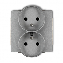 DECO METALIC GNIAZDO PODW.+0 DO RAMKI SOFT 7DGPRSO-2ZP - KARLIK - 7DGPRSO-2zp