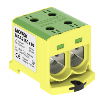OTL150-2  żółto-zielony 2xAl/Cu 25-150mm2 1000V AC/1500V DC Zacisk uniwersalny - MOREK - MAA2150Y10