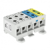 Złączka OTL35-5x szary,niebieski, żó/ziel 5x1xAl/Cu 2,5-35mm2 1000V AC/1500V DC Zacisk uniwersalny - MOREK - MAA5035A10
