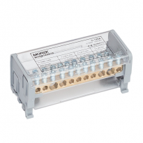 Blok dystrybucyjny Moblock 2P 1000V 125A-11 2x35 + 2x25 + 7x6mm2 - MOREK - MAB2125A18