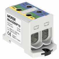 OTL-PEN95 żół.ziel./nieb. 2xAl/Cu 6-95mm2 1000V AC/1500V DC Złącze uniwersalne - MOREK - MAA2095P10