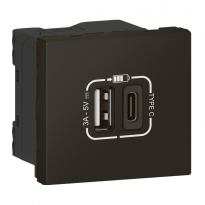 MOSAIC - GNIAZDO USB TYP A + TYP C Z SZYBKOZŁĄCZEM - LEGRAND - 079193L