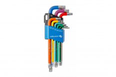 ZESTAW KLUCZY TORX DŁUGIE 9 SZT. - HOGERT - HT1W817