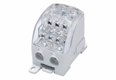 BLOK ROZDZIELCZY UNIWERSALNY SUB 400 AL/CU 82080 SIMBLOCK SZARY - SIMET - 81651002