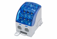 BLOK ROZDZIELCZY UNIWERSALNY SUB 490 AL/CU 82090 SIMBLOCK NIEBIESKI - SIMET - 81652003