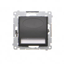 Oprawa oświetleniowa LED, 230 V AC, 1.1 W, białe zimne 5900 K; czarny - KONTAKT SIMON - DOSA.01/49