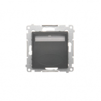 Oprawa oświetleniowa LED, 14 V DC, 0.56 W, białe zimne 5900 K; czarny !Wymagany zasilacz 14V - KONTAKT SIMON - DOS14A.01/49