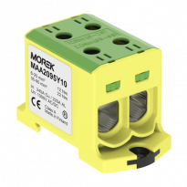 OTL95-2  żółto-zielony 2xAl/Cu 6-95mm2 1000V AC/1500V DC Zacisk uniwersalny - MOREK - MAA2095Y10