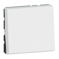 ŁĄCZNIK SCHODOWY - 2 MODUŁY BIAŁY ANTYBAKTERYJNY 10AX-250V~ MOSAIC - LEGRAND - 078711L
