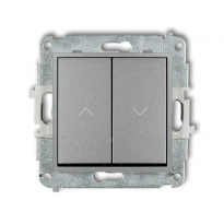 Mechanizm łącznika zwiernego żaluzjowego srebrny metalik Mini - KARLIK - 7MWP-8