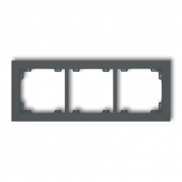 DECO METALIC RAMKA 3-KROTNA - KARLIK - 28DR-3