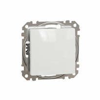 PRZYCISK POJEDYNCZY ZWIERNY BIAŁY DEDNA DESIGN - SCHNEIDER ELECTRIC - SDD111111