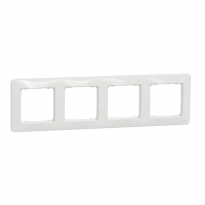 RAMKA POCZWÓRNA BIAŁY SEDNA DESIGN - SCHNEIDER ELECTRIC - SDD311804