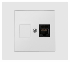 GNIAZDO POJEDYNCZE  1X HDMI BIAŁY VESTRA - ELEKTRO-PLAST NASIELSK - 3891-10