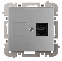 VESTRA Gniazdo podtynkowe 1xHDMI bez ramki, kolor srebrny. - ELEKTRO-PLAST NASIELSK - 3891-16