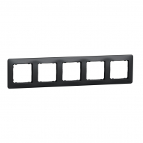 RAMKA PIĘCIOKROTNA CZARNY ANTRACYT SEDNA DESIGN - SCHNEIDER ELECTRIC - SDD314805
