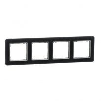 Ramka 4-krotna, szkło przydymione Sedna Elements - SCHNEIDER ELECTRIC - SDD362804