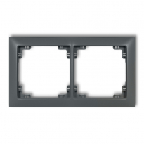 Ramka uniwersalna Deco Soft Grafitowy Mat Karlik - KARLIK - 28DRSO-2