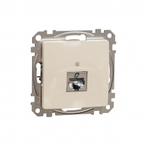 Sedna Design, Gniazdo komputerowe RJ45 kat.6 STP, beżowy - SCHNEIDER ELECTRIC - SDD112461S