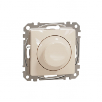 Sedna Design, Ściemniacz LED obrotowy RC/RL, beżowy - SCHNEIDER ELECTRIC - SDD112502