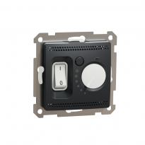 Sedna Design, Regulator temperatury do ogrzewania podłogowego, czarny antracyt - SCHNEIDER ELECTRIC - SDD114507