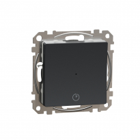 Sedna Design, Łącznik czasowy, czarny antracyt - SCHNEIDER ELECTRIC - SDD114508