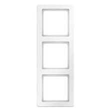 RAMKA POTRÓJNA BIAŁY AKSAMIT Q.1 - HAGER - 10136089