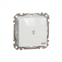 Sedna Design, Przycisk "światło" IP44, biały - SCHNEIDER ELECTRIC - SDD211132