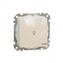 Sedna Design, Przycisk "światło" IP44, beżowy - SCHNEIDER ELECTRIC - SDD212132