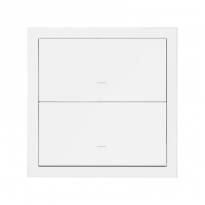 Panel 1-krotny: 2 klawisze; biały mat - KONTAKT SIMON - 10020103-230