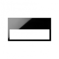 Ramka minimal 2-krotna; czarny - KONTAKT SIMON - 10001620-138