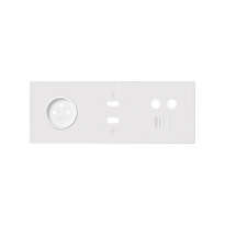 Panel 3-krotny: 1 gniazdo + 1 HDMI + 1 USB + 1 TV + 1 RJ45; biały mat - KONTAKT SIMON - 10020317-230