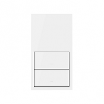 Panel 2-krotny: 2 klawisze; biały mat - KONTAKT SIMON - 10020213-230