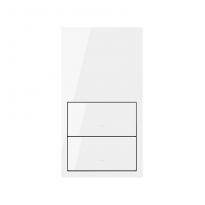 Panel 2-krotny: 2 klawisze; biały - KONTAKT SIMON - 10020213-130