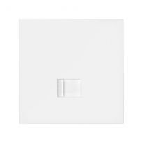 Panel 1-krotny: 1 gniazdo RJ45; biały mat - KONTAKT SIMON - 10020106-230
